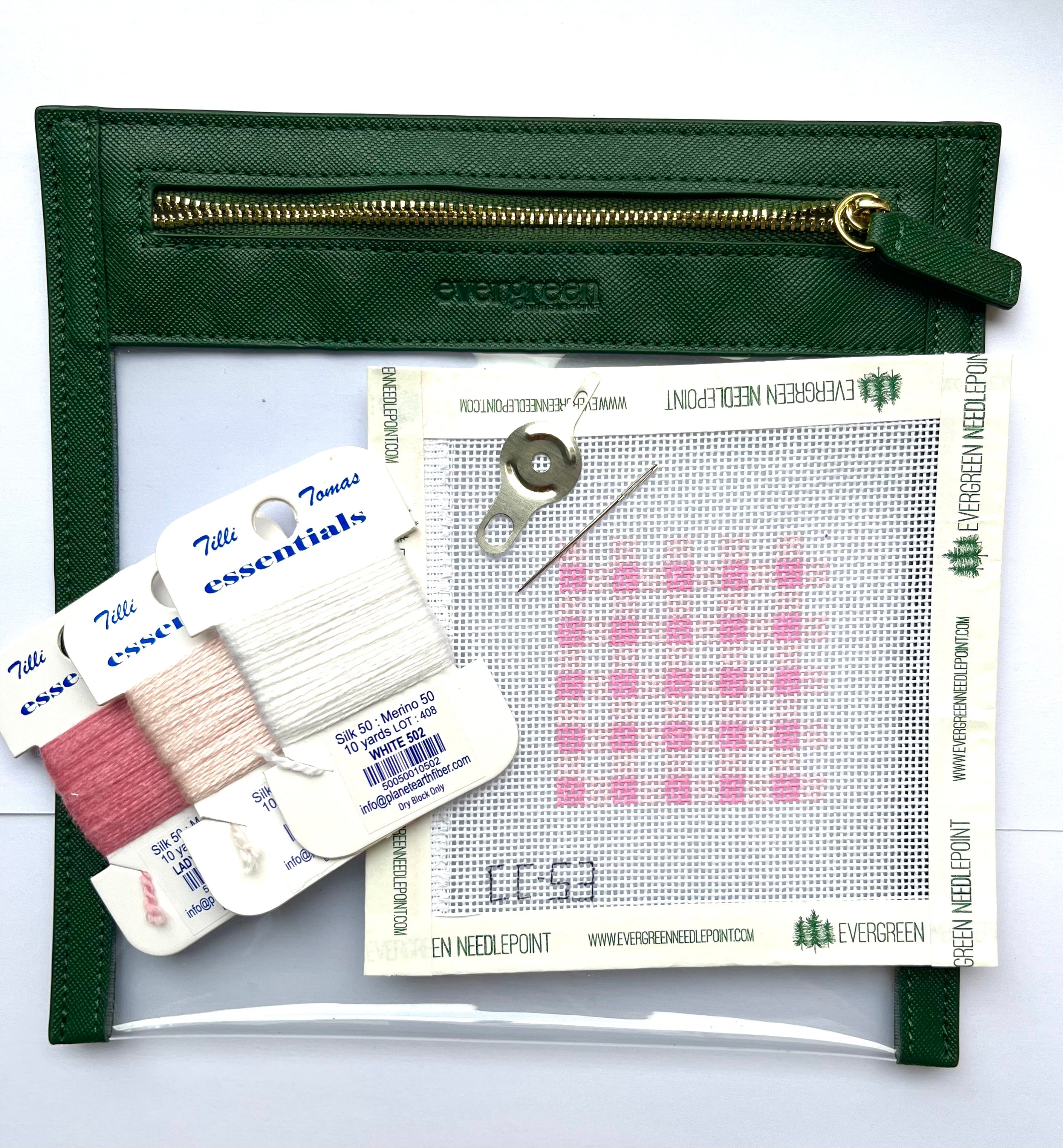 Your First Needlepoint Project- Beginner's Needlepoint Canvas Kit