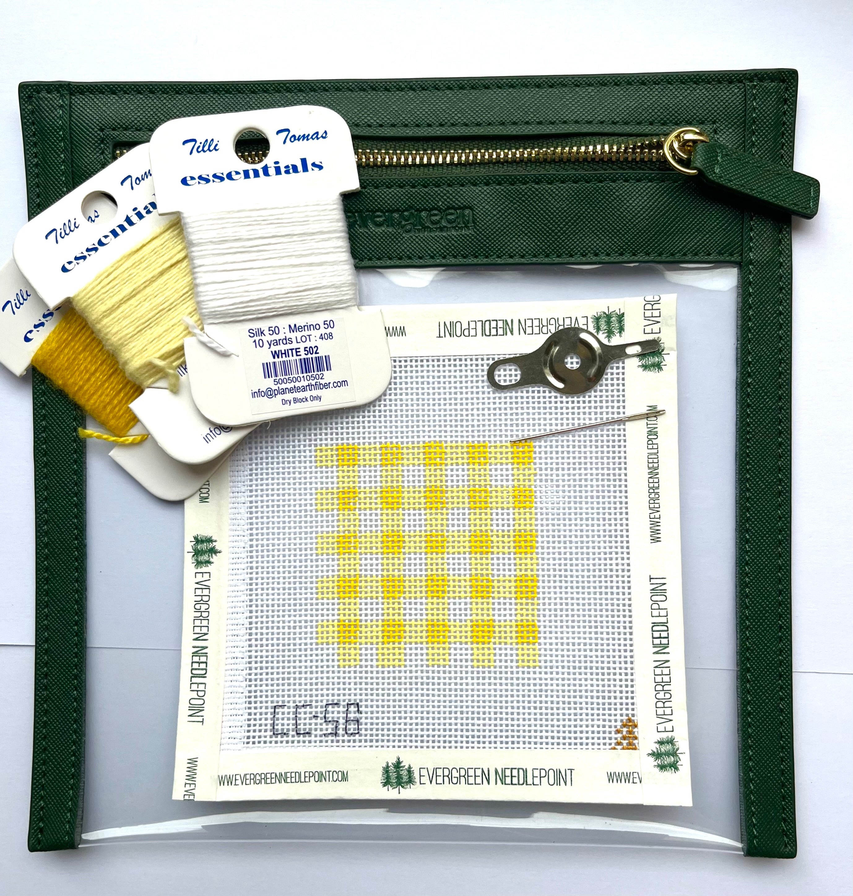 Your First Needlepoint Project- Beginner's Needlepoint Canvas Kit