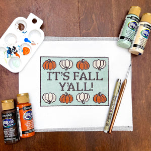 Needlepoint Canvas Painting Class- Virtual with Live Instruction