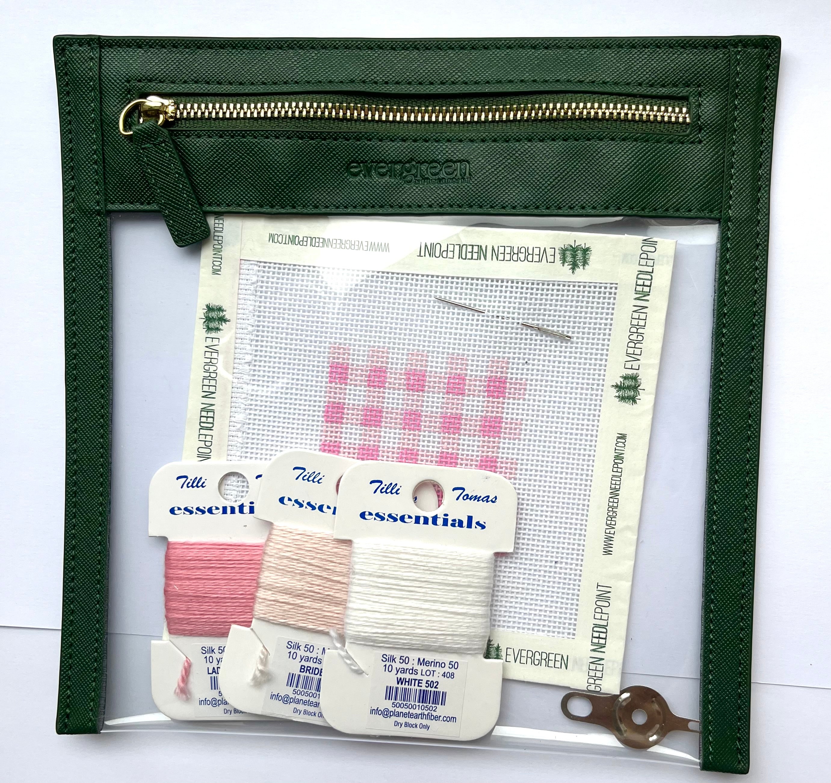 Your First Needlepoint Project- Beginner's Needlepoint Canvas Kit
