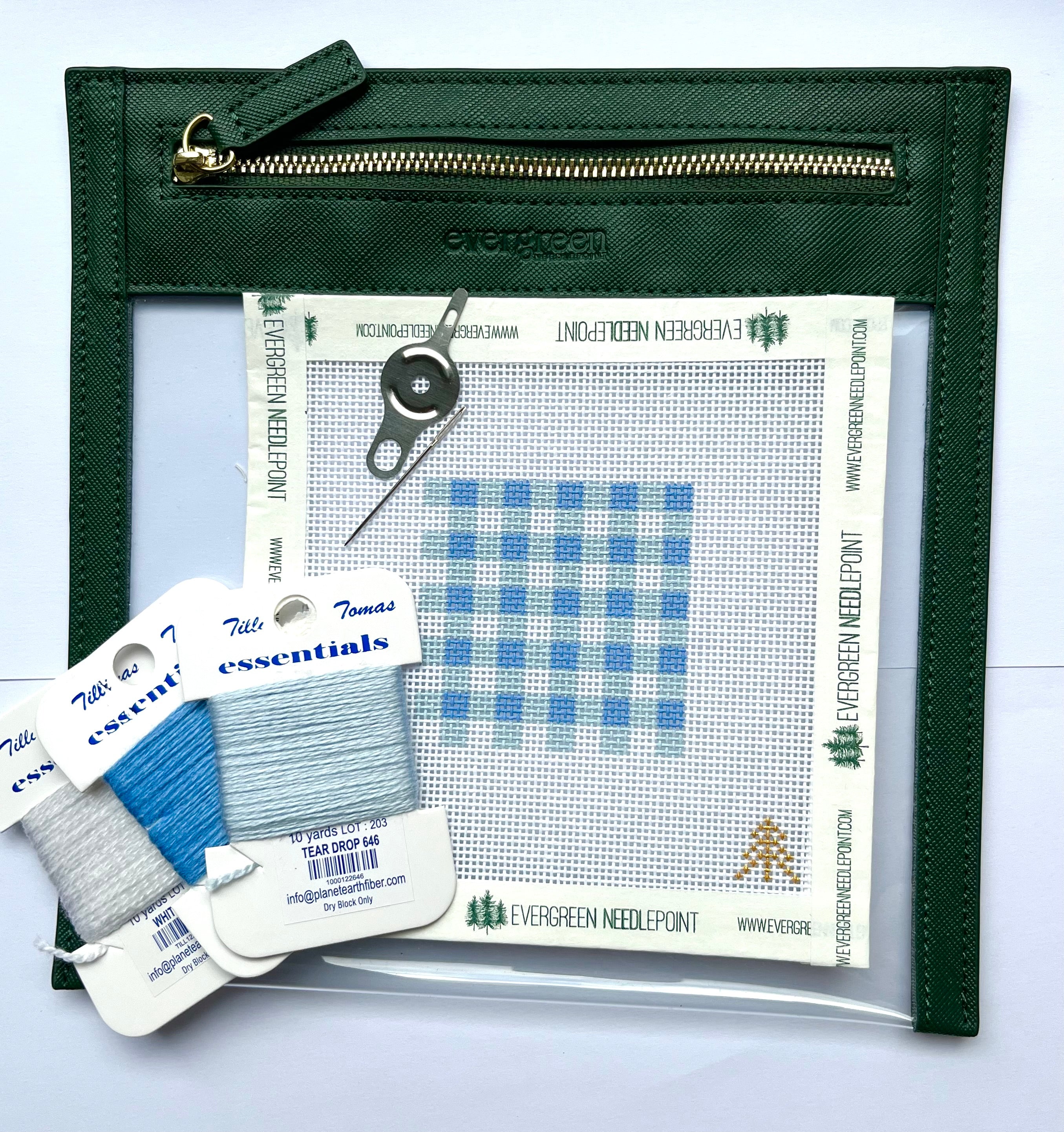 Your First Needlepoint Project- Beginner's Needlepoint Canvas Kit