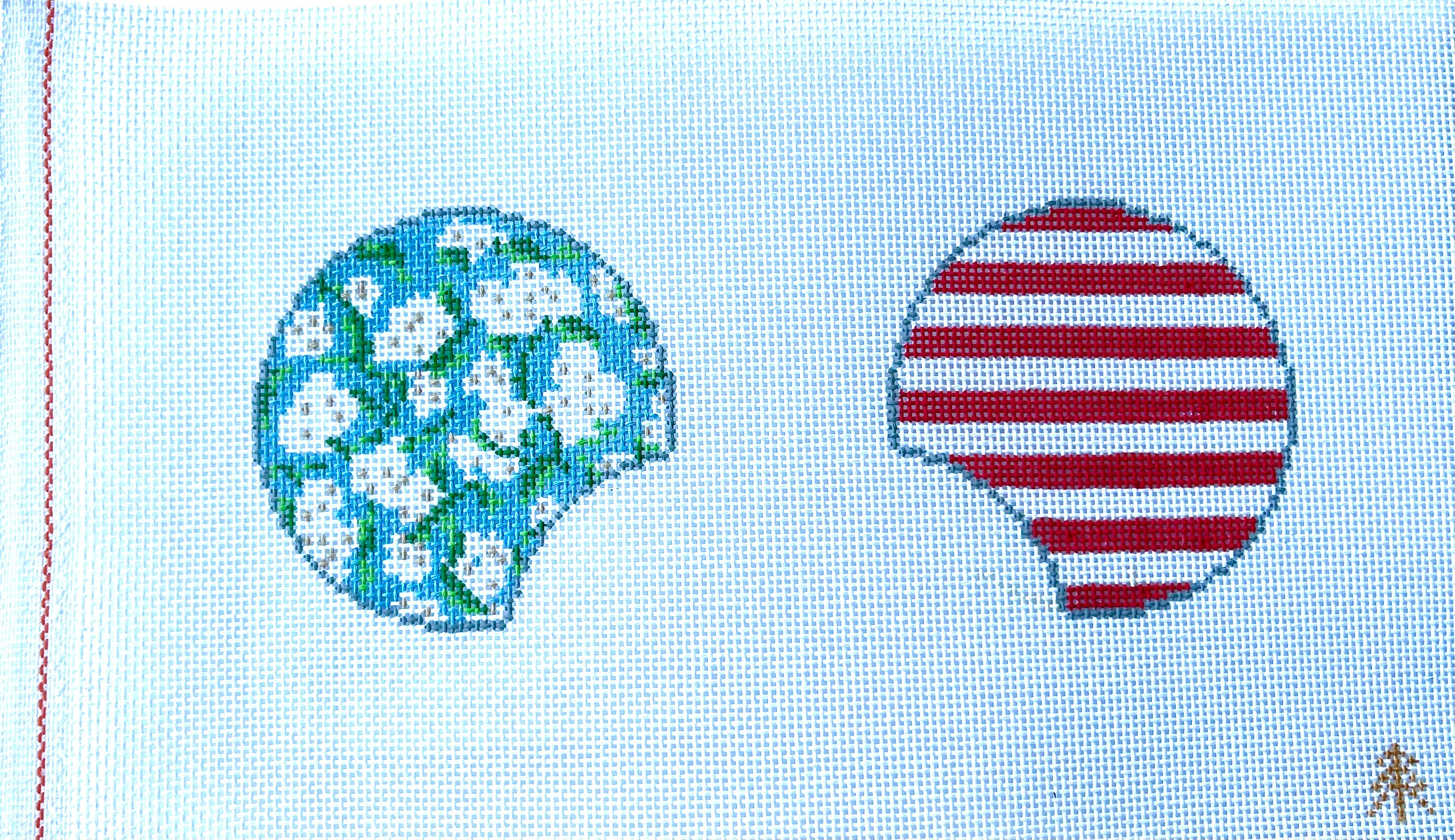 Mouse Ears- Floral American Flag- 13 count