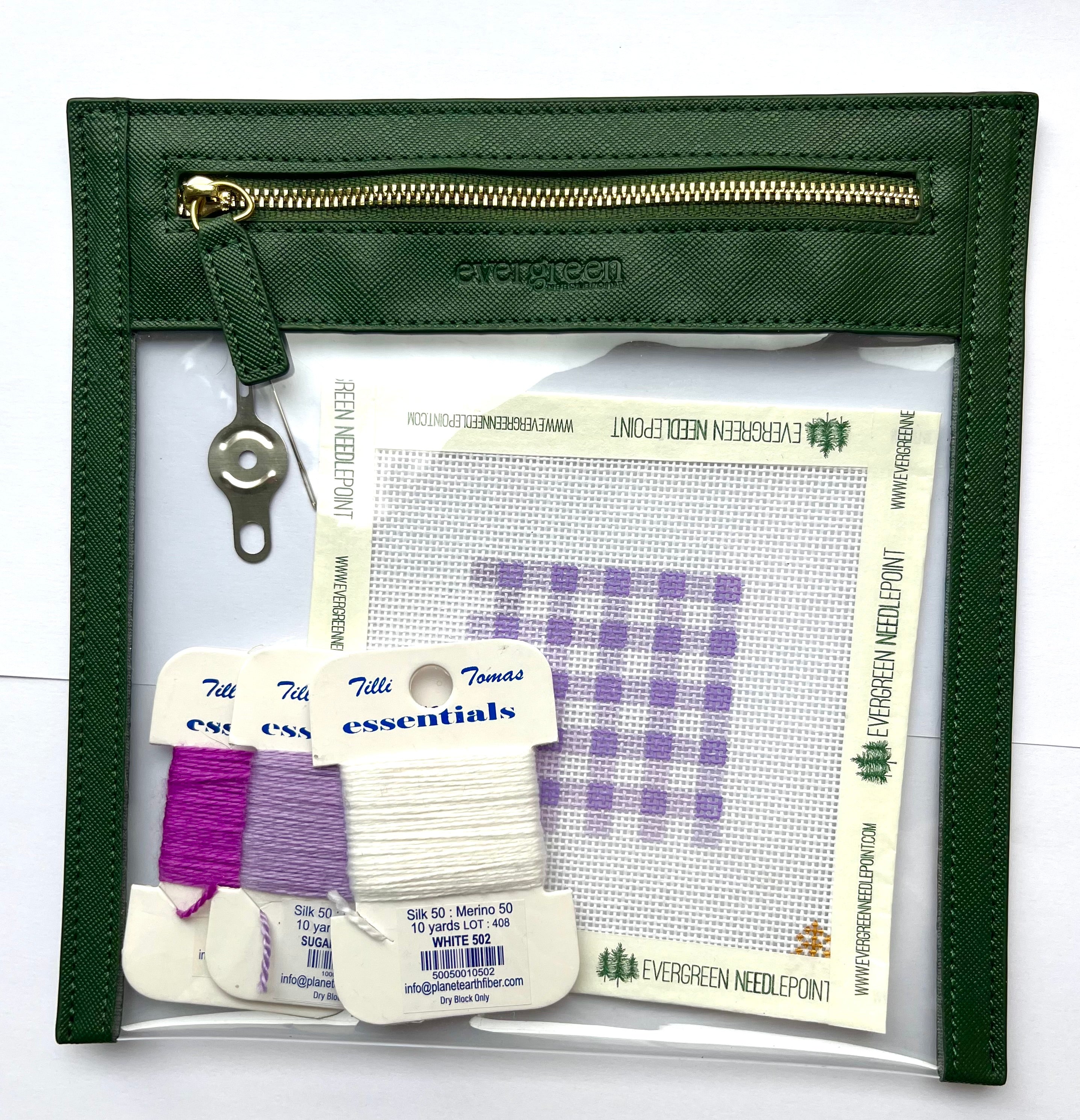 Your First Needlepoint Project- Beginner's Needlepoint Canvas Kit