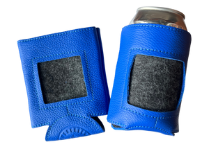 Self-Finishing Leather Can Cozy for Needlepoint, Standard Can, Colors
