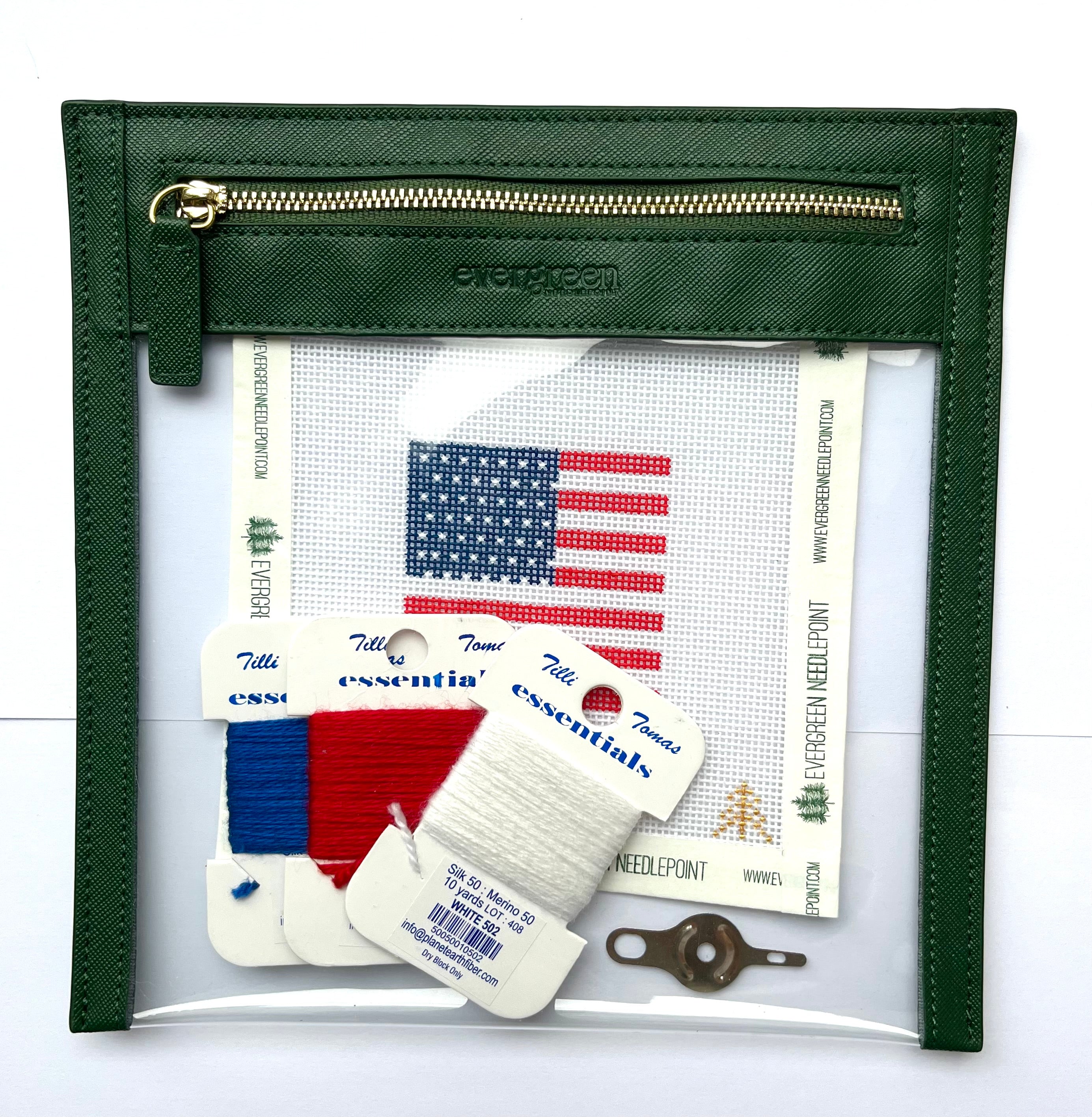 Your First Needlepoint Project- Beginner's Needlepoint Canvas Kit