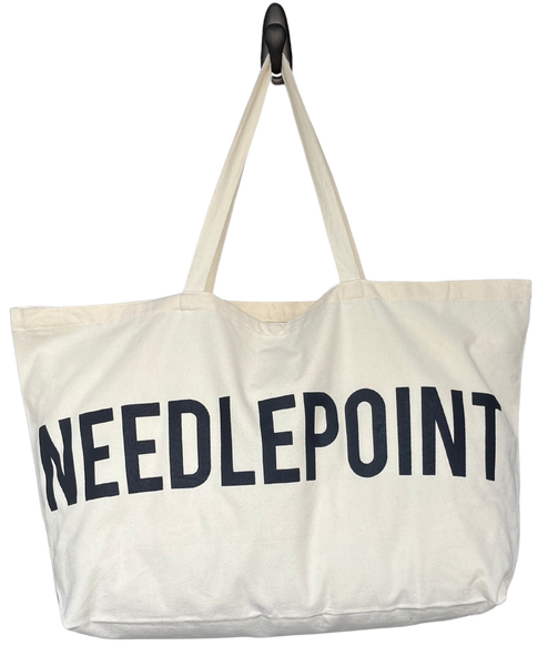 Giant Needlepoint Tote Bag – Evergreen Needlepoint