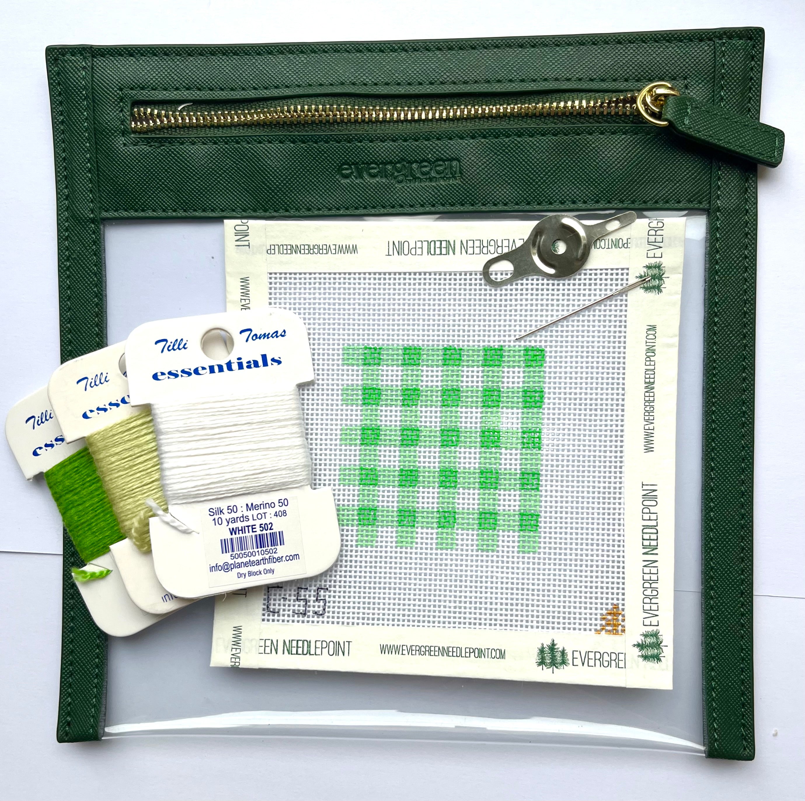 Your First Needlepoint Project- Beginner's Needlepoint Canvas Kit