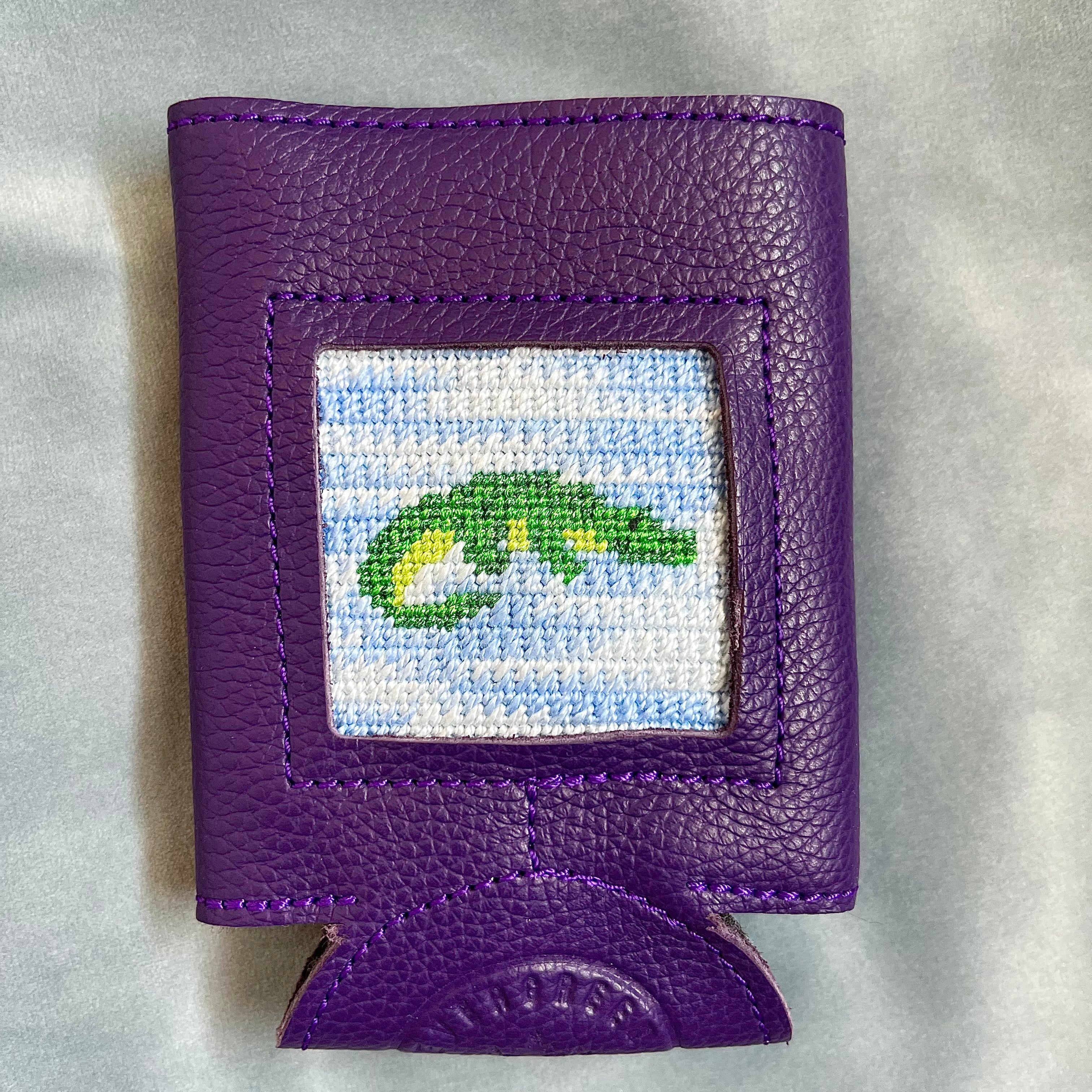 Alligator Canvas Insert for Can Cozy