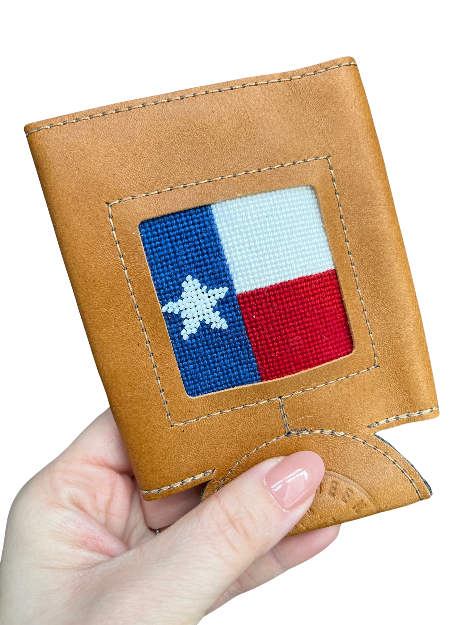 Texas State Flag Can Cozy Kit- Needlepoint Canvas