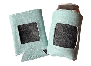 Self-Finishing Leather Can Cozy for Needlepoint, Standard Can, Colors