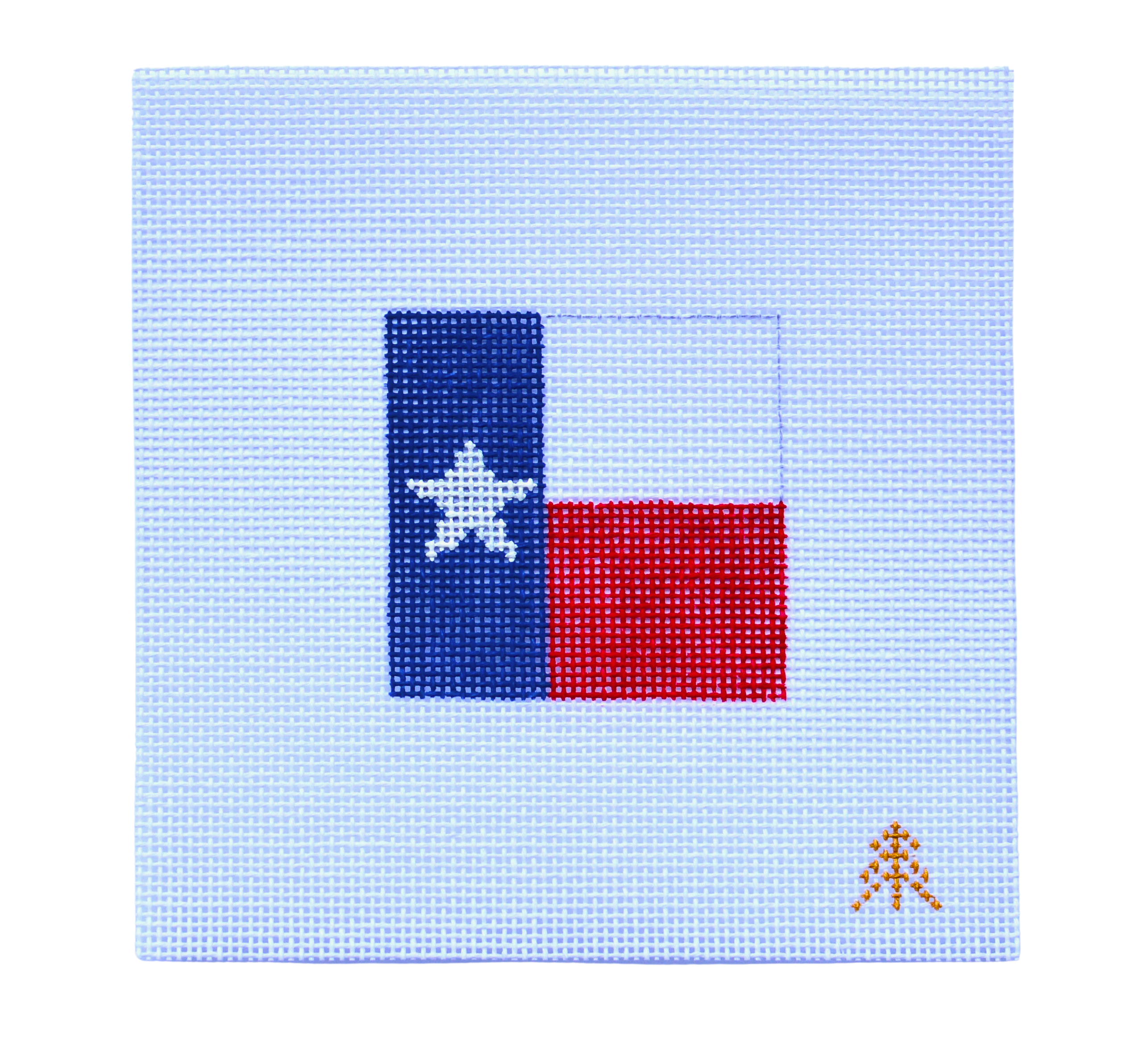 Texas State Flag Can Cozy Kit- Needlepoint Canvas