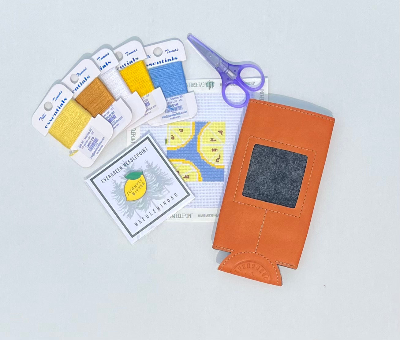 When Life Gives You Lemons Cozy Bundle Evergreen Needlepoint