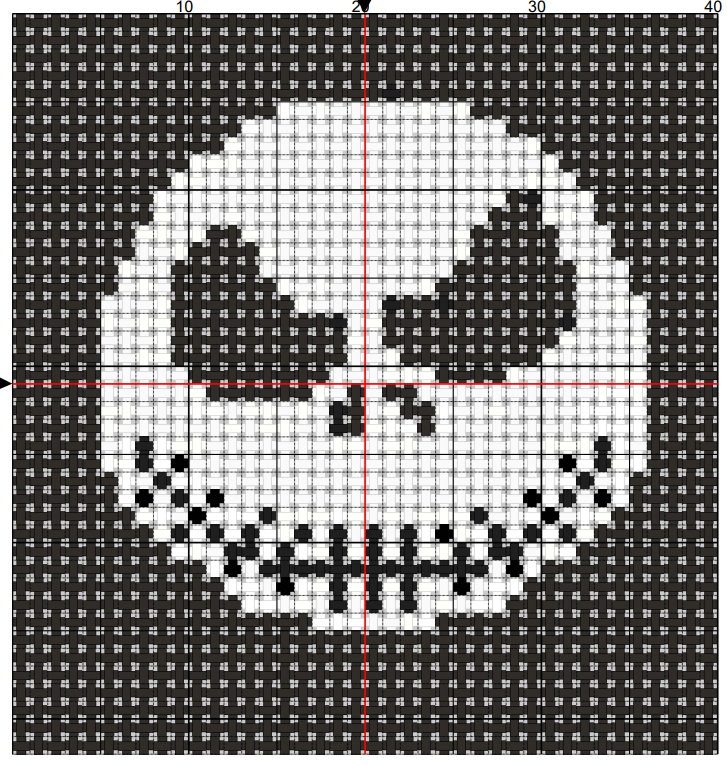 Jack Skellington Cozy Insert Chart- Digital Download