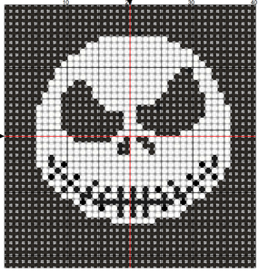 Jack Skellington Cozy Insert Chart- Digital Download