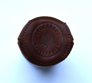 Self-Finishing Leather Can Cozy for Needlepoint, Slim 12 oz. Can, Classics