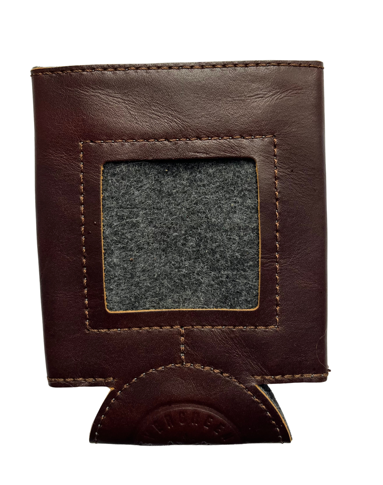 Self-Finishing Leather Can Cozy for Needlepoint, Standard Can, Classics