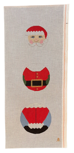 Santa Claus Dangle Handpainted Needlepoint Canvas