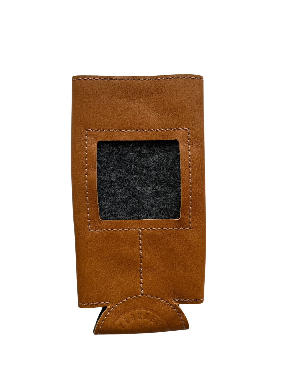 Self-Finishing Leather Can Cozy for Needlepoint, Slim 12 oz. Can, Classics