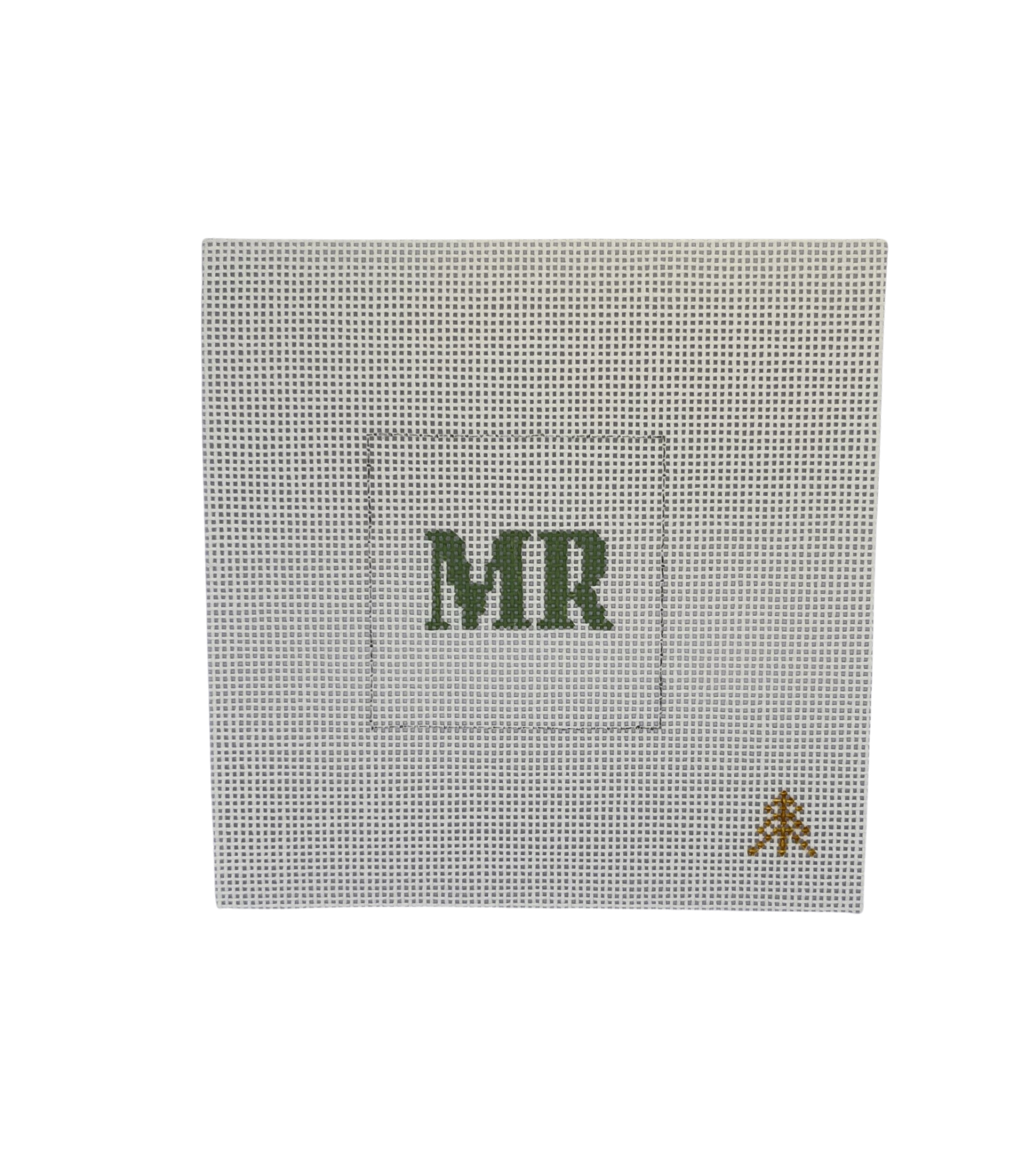 Mr. Needlepoint Canvas Insert for Can Cozy