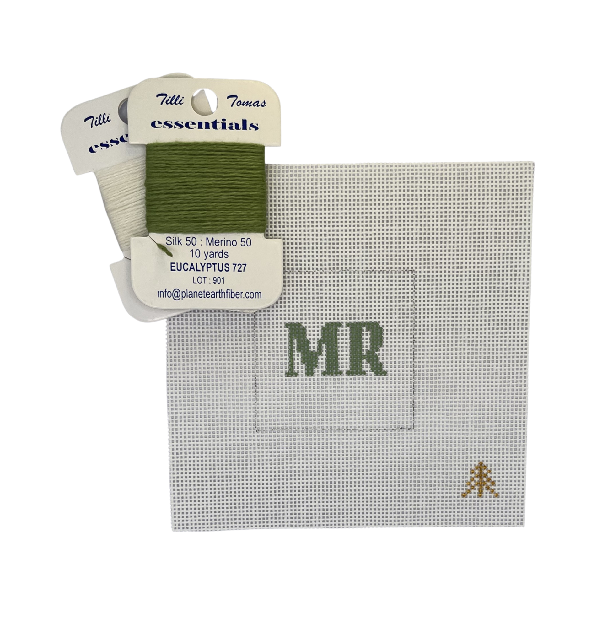 Mr. Needlepoint Canvas Insert for Can Cozy