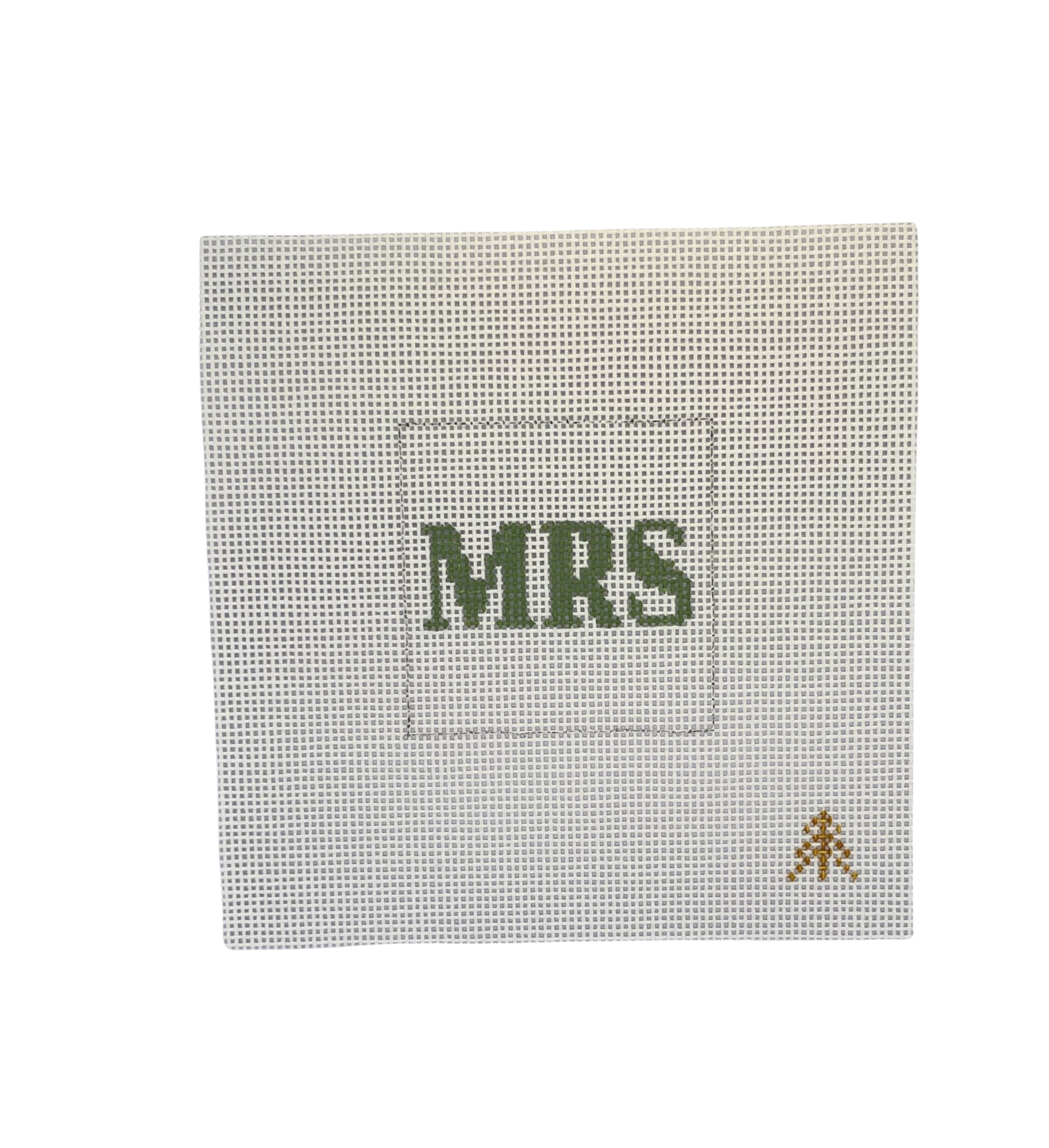 Mrs. Needlepoint Canvas Insert for Can Cozy