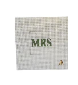 Mrs. Needlepoint Canvas Insert for Can Cozy