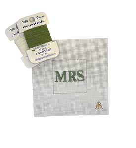 Mrs. Needlepoint Canvas Insert for Can Cozy