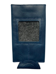 Self-Finishing Leather Can Cozy for Needlepoint, Slim 12 oz. Can, Classics