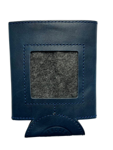 Self-Finishing Leather Can Cozy for Needlepoint, Standard Can, Classics