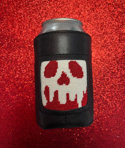 Poison Apple Needlepoint Canvas Insert for Can Cozy
