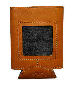 Self-Finishing Leather Can Cozy for Needlepoint, Standard Can, Classics