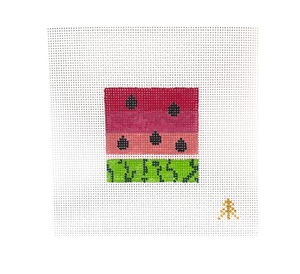 Gradient Watermelon Needlepoint Canvas Insert for Can Cozy