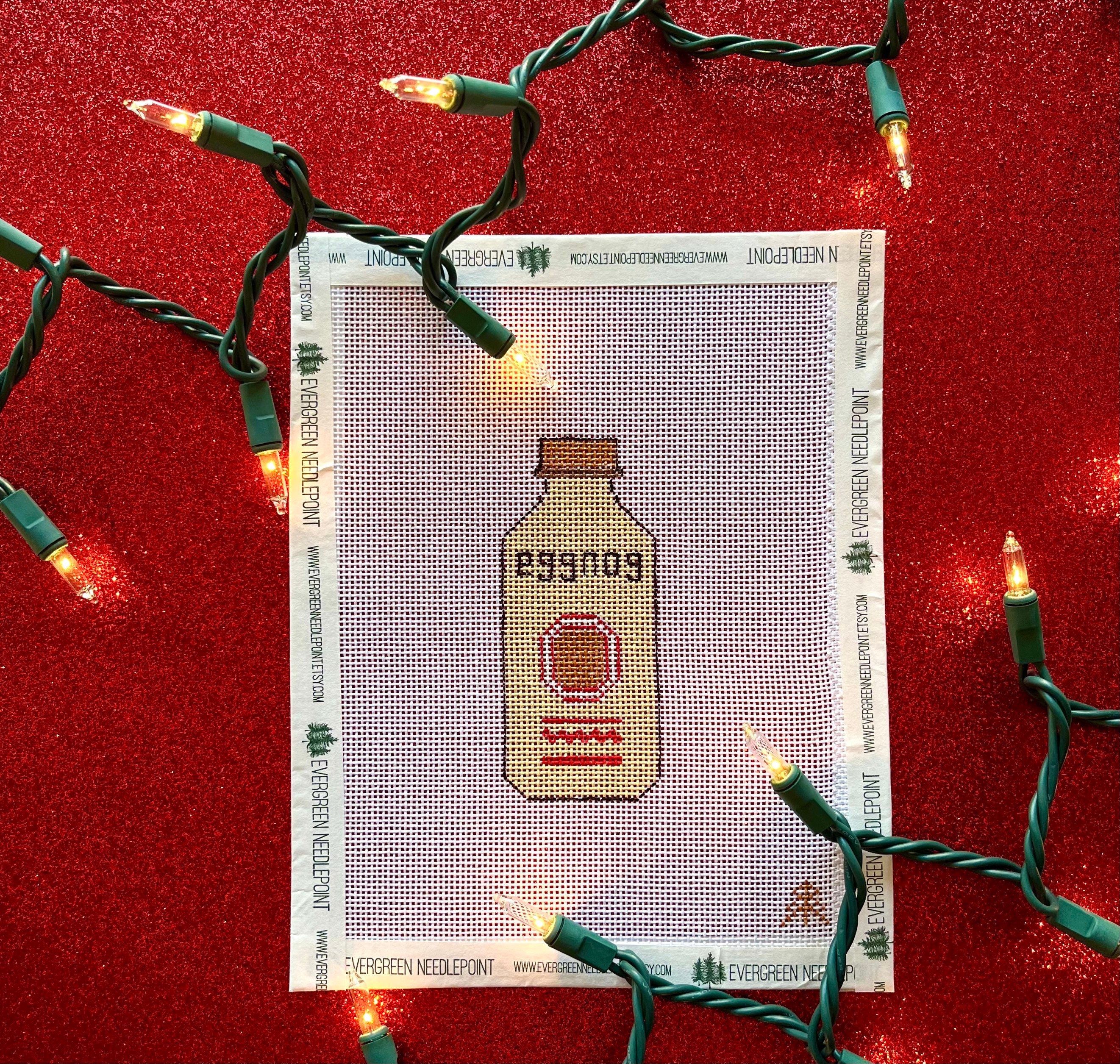 Eggnog Needlepoint Canvas