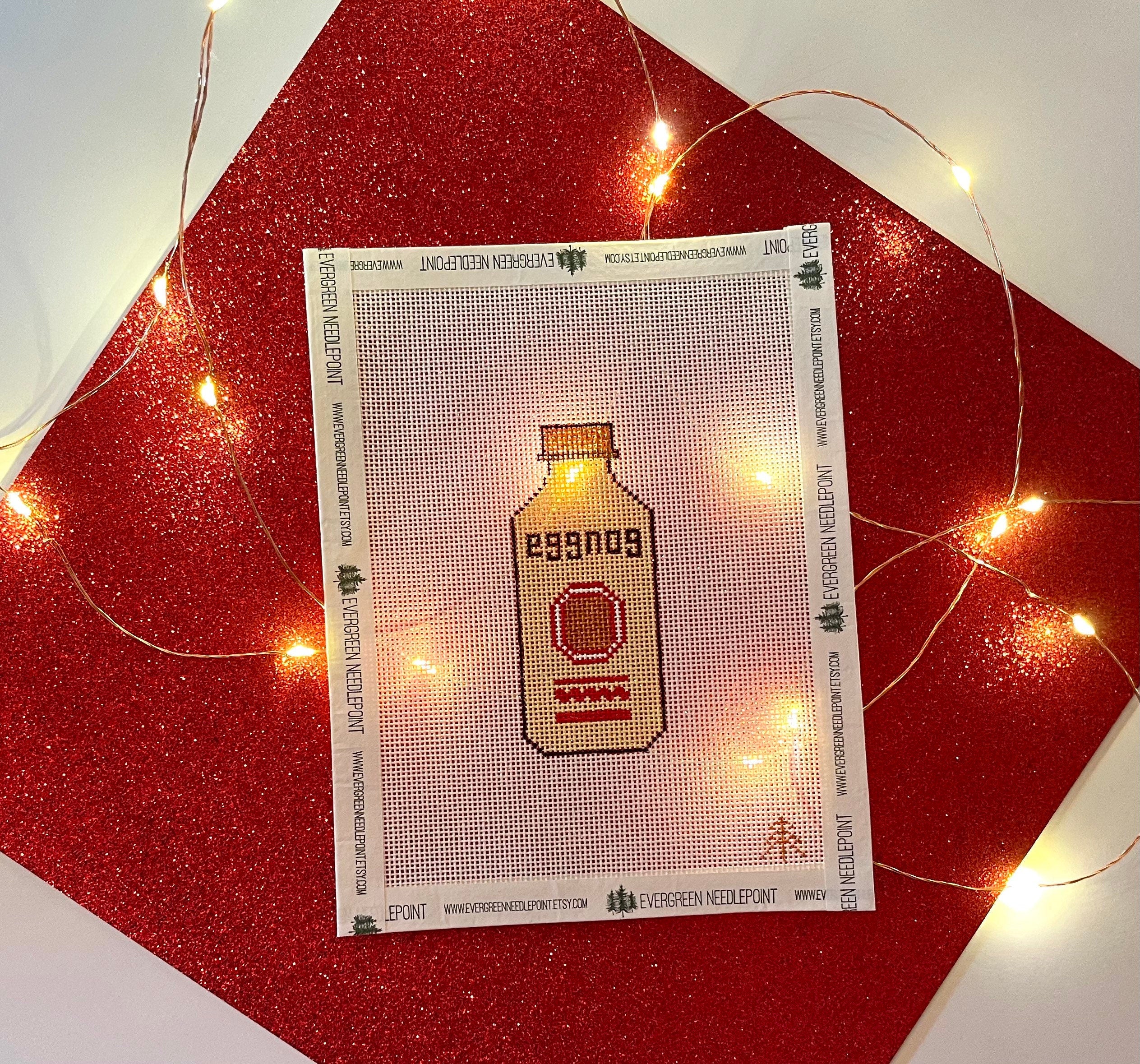 Eggnog Needlepoint Canvas