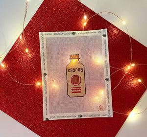 Eggnog Needlepoint Canvas