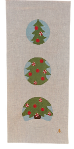 Christmas Tree Dangle Handpainted Needlepoint Canvas
